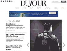 Tablet Screenshot of dujour.com